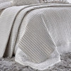 Cloud9 Design Maya White and Silver Quilt Set