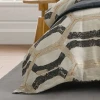 Cloud9 Design Noir Black Geometric Duvet Set