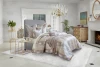 Cloud9 Design Opal Grey and Gold Duvet Set