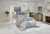 Cloud9 Design Syros Grey and Silver Duvet Set