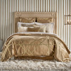 Cloud9 Design Rica Stone Gold Velvet Duvet Cover