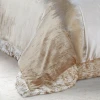 Cloud9 Design Mira Ivory Beige Velvet Duvet Cover