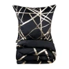 Cloud9 Design Rica Black Gold Velvet Duvet Cover