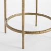 Cyan Design Laguna End Table in Clear and Antique Brass