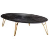 Cyan Design Quartette Cocktail Table in Bronze and Brass
