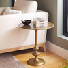 Cyan Design Tote Side Table in Antique Brass