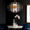 Cyan Design Quebec Pendant Wide in Aged Brass