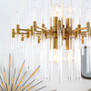 Cyan Design Quebec Pendant Small in Aged Brass