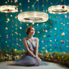 Cyan Design Beaming Around Pendant Large in Chrome