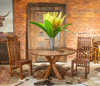 World Interiors - Acres Dining Chair with Tall Back in Brownstone