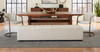 World Interiors - Arabella 79" Bench in Beige Linen
