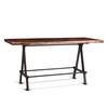 World Interiors - Artezia Gathering Table in Acacia with Walnut Finish