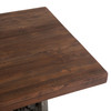 World Interiors - Artezia Adjustable Desk in Gray Weathered Teak Finish