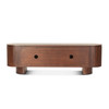 World Interiors - Athens 79" Media Cabinet in Aged Mahogany Finish