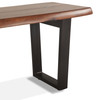 World Interiors - Belfrie 56" Bench in Acacia with Walnut Finish