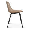 World Interiors - Brisbane Stanley Leather Dining Chair in Dusty Tan