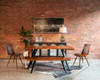 World Interiors - Brisbane Chelsea Dining Chair in Hand Washed Chestnut