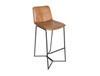 World Interiors - Brisbane Morgan Bar Chair in Hand Washed Taupe