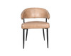 World Interiors - Brisbane Dover Armchair in Antique Ivory Leather