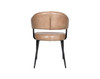 World Interiors - Brisbane Dover Armchair in Antique Ivory Leather