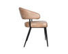 World Interiors - Brisbane Dover Armchair in Antique Ivory Leather