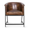 World Interiors - Brisbane Polo Armchair in Antique Whiskey Leather