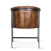 World Interiors - Brisbane Polo Armchair in Antique Whiskey Leather