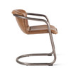 World Interiors - Chiavari Leather Dining Chair in Chestnut