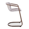 World Interiors - Chiavari Leather Counter Chair in Vintage White