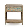 World Interiors - Cordoba Vintage Teal Night Stand