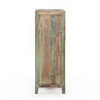 World Interiors - Cordoba Tall Chest in Reclaimed Wood with Vintage Teal Finish
