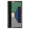 World Interiors - Delmar Woven Framed Art, Green