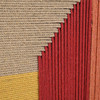 World Interiors - Delmar Woven Framed Art, Red