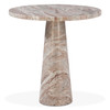 World Interiors - Giza 30" Round Dining Table in Brown Toronto Marble