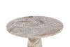 World Interiors - Giza 48" Round Dining Table in Brown Toronto Marble