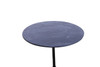 World Interiors - Glacier 18" Accent Table with Lava Marble