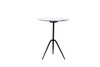 World Interiors - Glacier 18" Accent Table with Alaska White Marble
