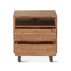 World Interiors - Glenwood Nightstand in Smoked Acacia