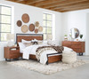 World Interiors - Glenwood Queen Bed in Acacia with Walnut Finish
