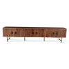 World Interiors - Halden 98" Plasma Cabinet Pecan Brown