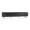 World Interiors - Halden 98" Plasma Cabinet in Matte Black