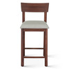 World Interiors - Hampton Upholstered Counter Chair in Walnut