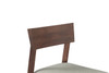 World Interiors - Hampton Upholstered Counter Chair in Walnut