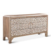 World Interiors - Haveli Dresser 61in Carved, Natural White