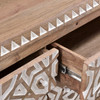 World Interiors - Haveli Dresser 61in Carved, Natural White