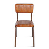 World Interiors - Hudson Dining Chair in Ribbed Leather
