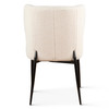 World Interiors - Isabella 20" White Boucle Dining Chair