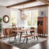 World Interiors - Knoxville 68" Dining Table in Walnut