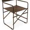 World Interiors - Lund 19" Director's Chair in Black Leather