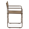 World Interiors - Lund 19" Director's Chair in Black Leather